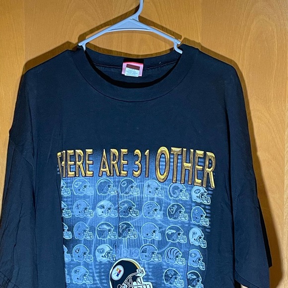 Vintage NFL Pittsburgh Steelers‎ ‘There Are Other 31 Teams” Black T-Shirt Sz XXL - Picture 2 of 10